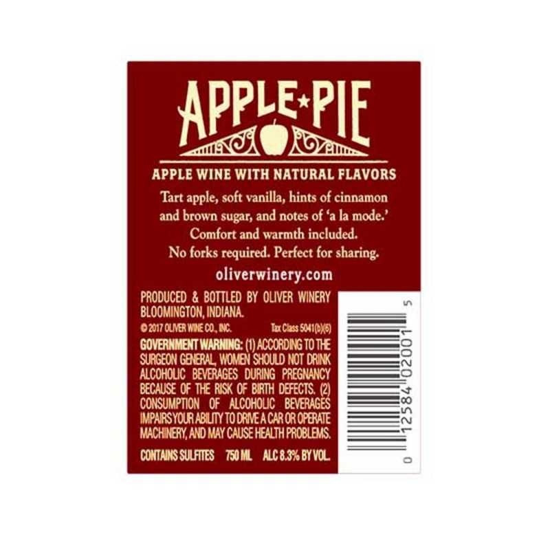 slide 4 of 4, Oliver Apple Pie - 750ml Bottle, 750 ml