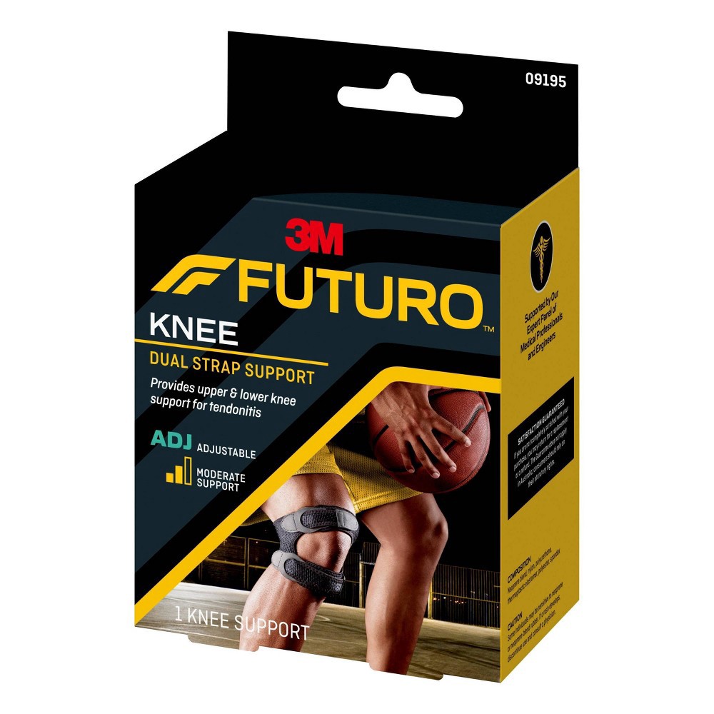 slide 4 of 4, FUTURO Dual Strap Knee Support, Adjustable, 1 ct