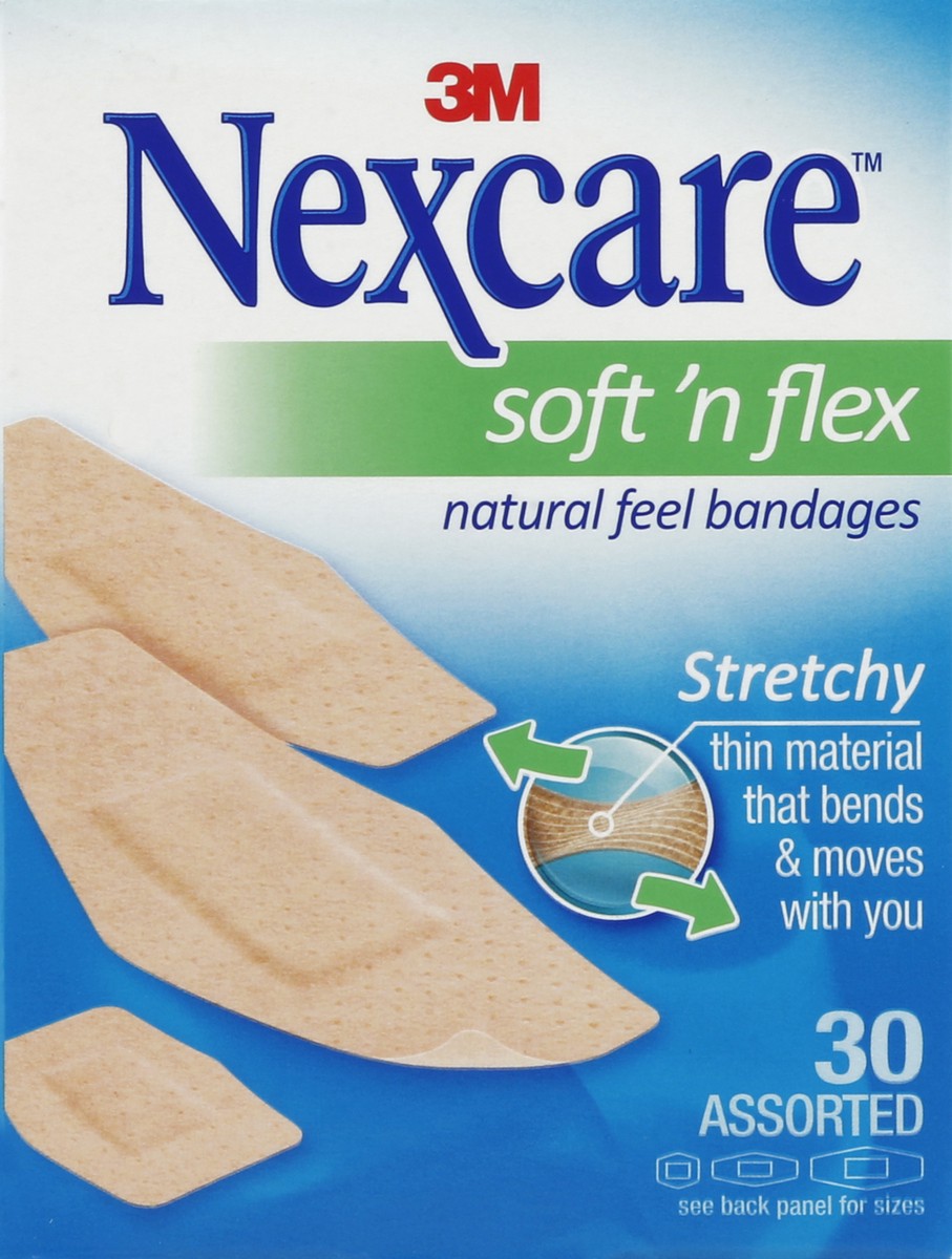 slide 3 of 4, Nexcare Assorted Comfort Bandages, 30 ct