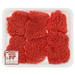 H-E-B Beef Cube Steak Value Pack, USDA Select, 6-7 steaks