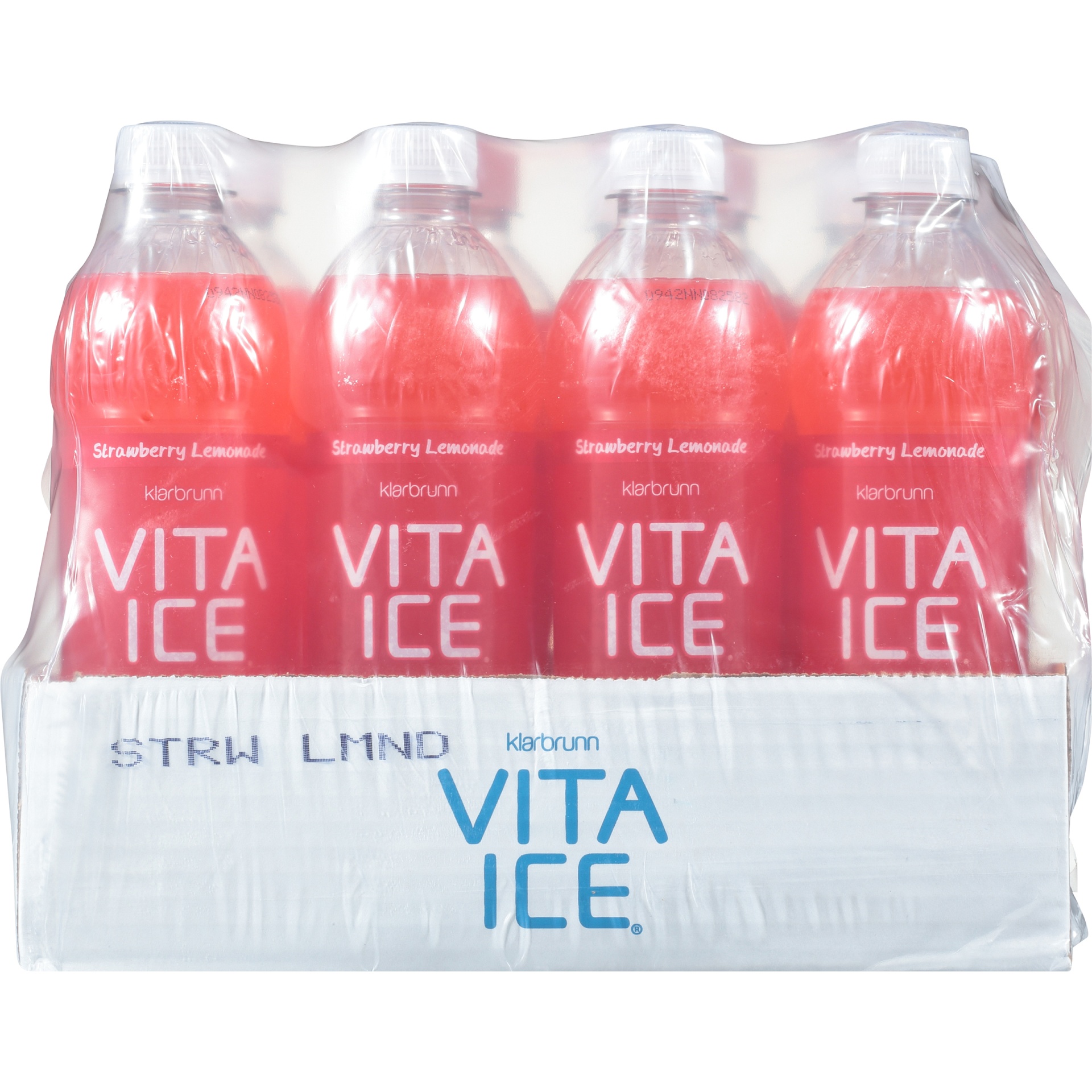 Vita Ice Sparkling Water, Strawberry Lemonade, 12 Pack 12 ct Shipt