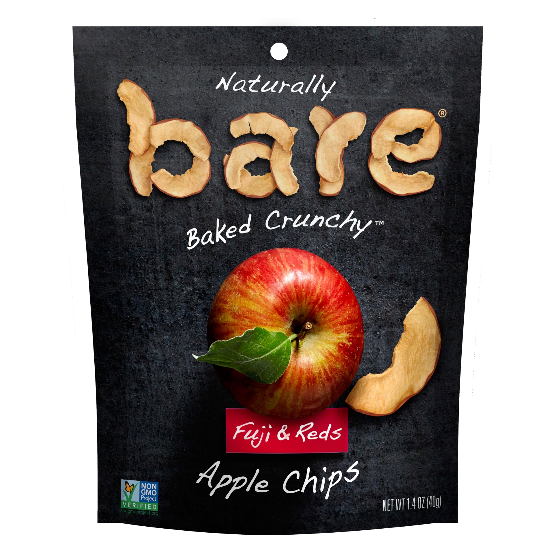 slide 1 of 3, Bare Fruit Bare Baked Crunchy Fuji & Reds Apple Chips - 1.4oz, 1.4 oz