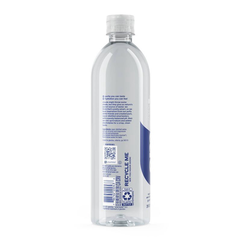slide 5 of 8, smartwater - 20 fl oz Bottle, 20 fl oz