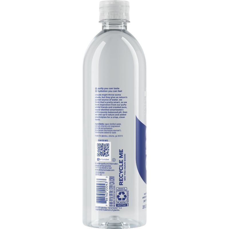 slide 8 of 8, smartwater - 20 fl oz Bottle, 20 fl oz