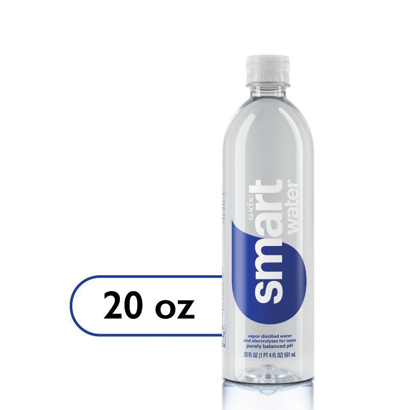 slide 1 of 8, smartwater - 20 fl oz Bottle, 20 fl oz