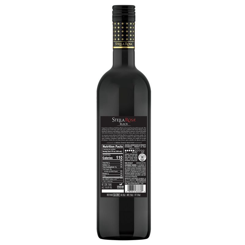 slide 14 of 14, Stella Rosa Black Red Blend Wine - 750ml Bottle, 750 ml