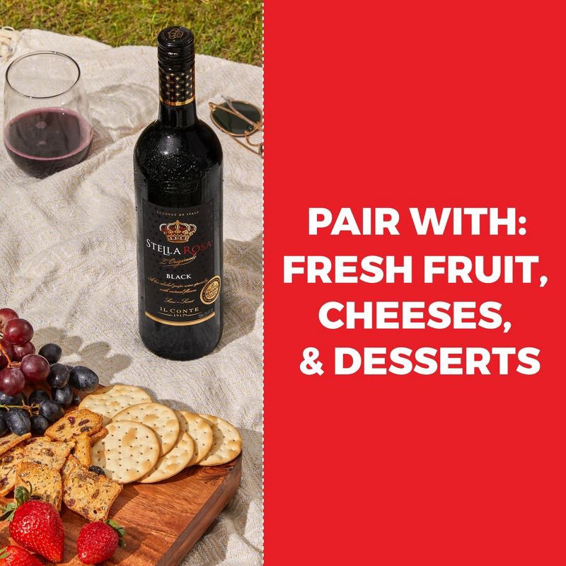 slide 6 of 14, Stella Rosa Black Red Blend Wine - 750ml Bottle, 750 ml