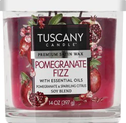 Tuscany Candle Pomegranate Fizz Candle 1 ea