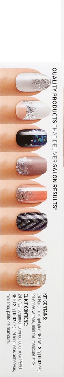 slide 3 of 4, Kiss Gel Fantasy Nail Kit - Painted Veil, 24 ct