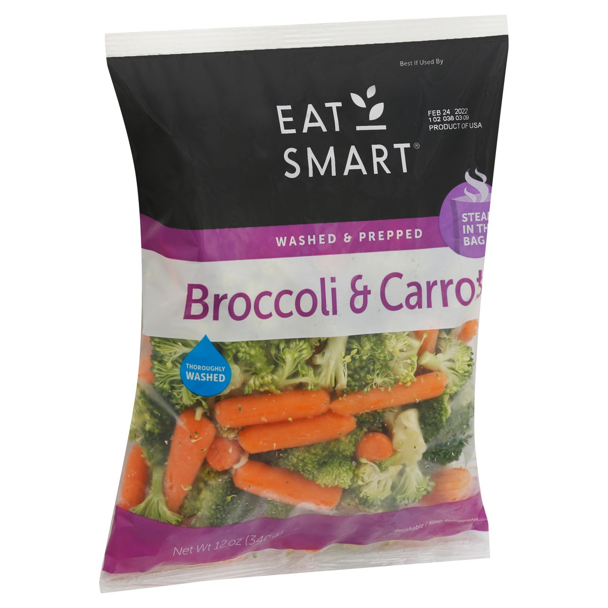 slide 14 of 14, Eat Smart Broccoli & Carrots, 12 oz