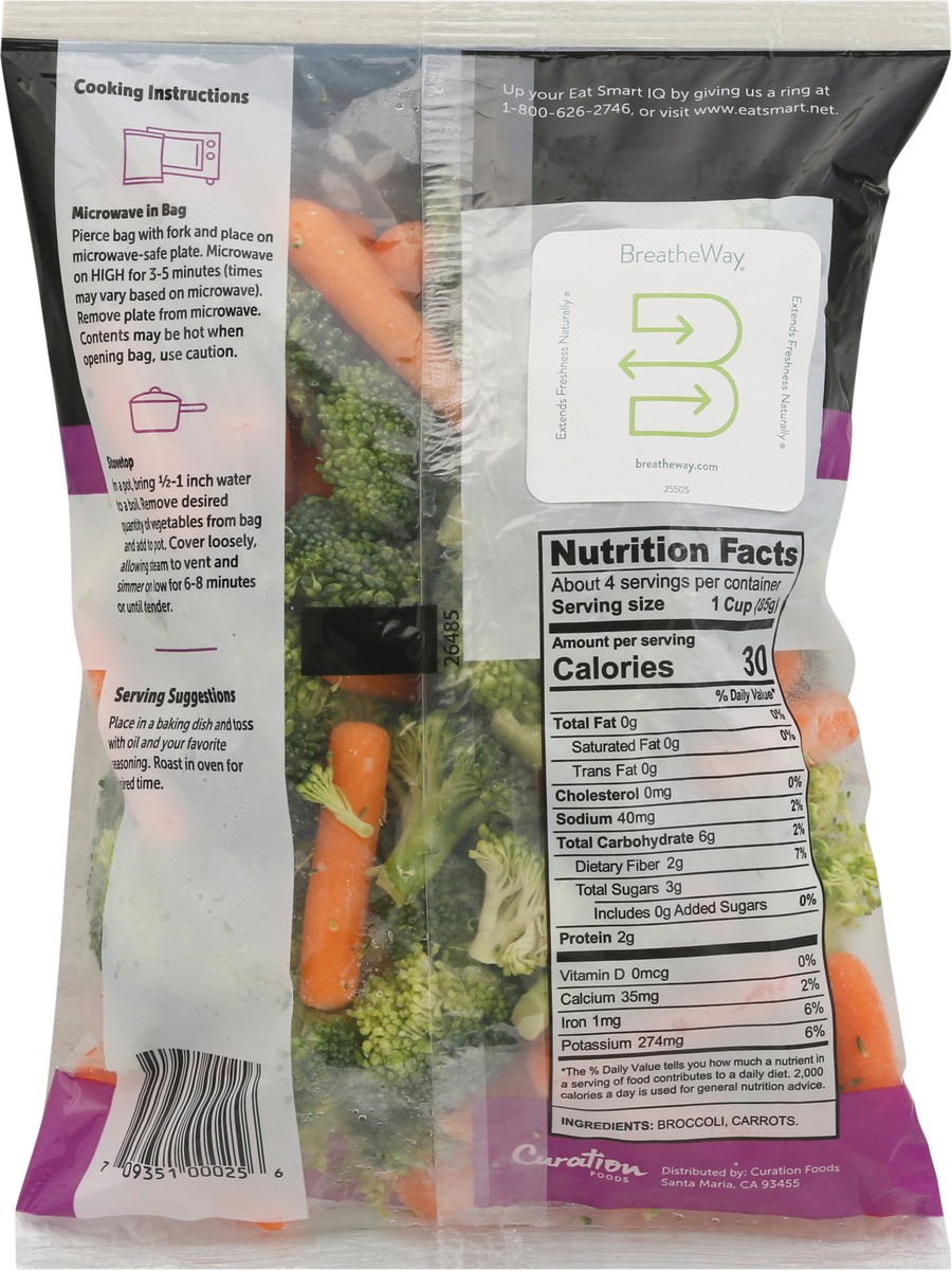 slide 5 of 14, Eat Smart Broccoli & Carrots, 12 oz