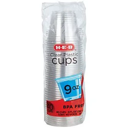 H-E-B Clear Cups 9oz
