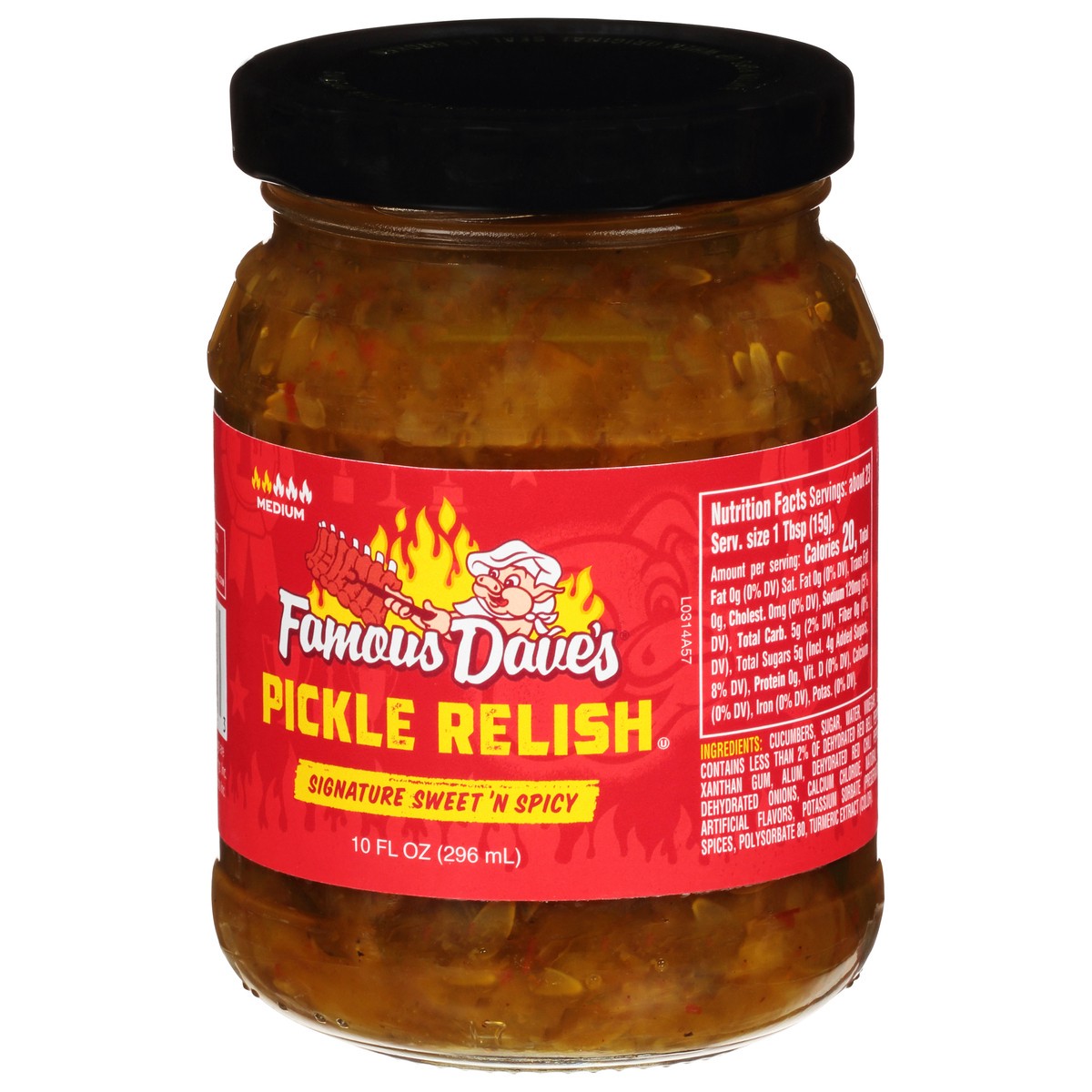 slide 10 of 14, Famous Dave's Medium Pickle Relish 10 fl oz, 10 fl oz