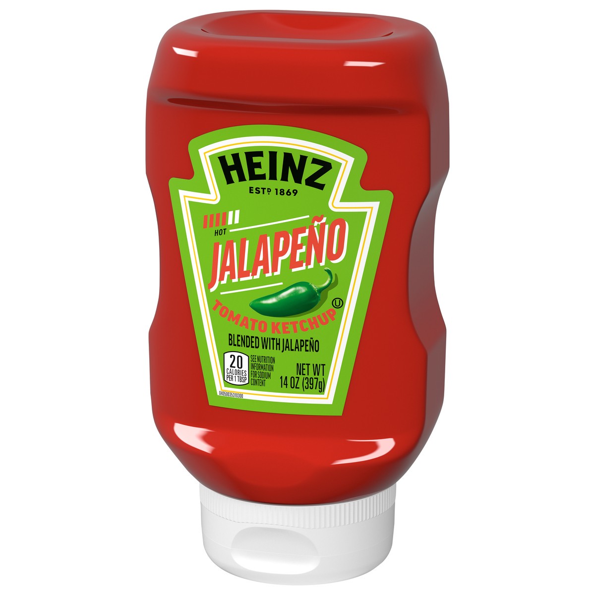 slide 8 of 9, Heinz Tomato Ketchup Blended With Jalapeno, 14 oz Squeeze Bottle, 14 oz