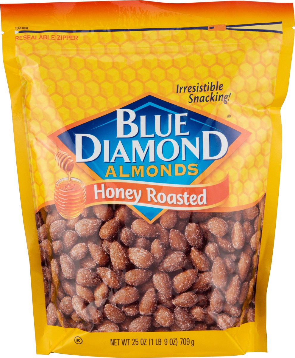 slide 7 of 14, Blue Diamond Honey Roasted Almonds 25 oz, 1 lb 9 oz