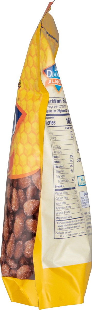 slide 9 of 14, Blue Diamond Honey Roasted Almonds 25 oz, 1 lb 9 oz
