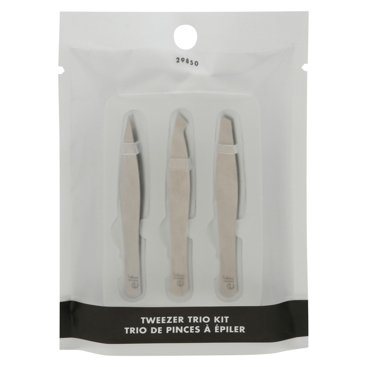 slide 1 of 1, e.l.f. Trio Kit Tweezers 1 ea, 1 ct