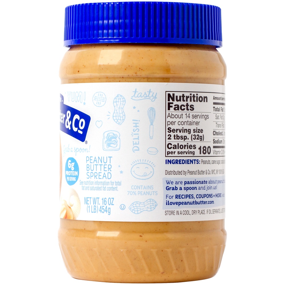 slide 5 of 5, Peanut Butter & Co. White Chocolatey Wonderful™ Peanut Butter Spread 16 oz. Jar, 16 oz