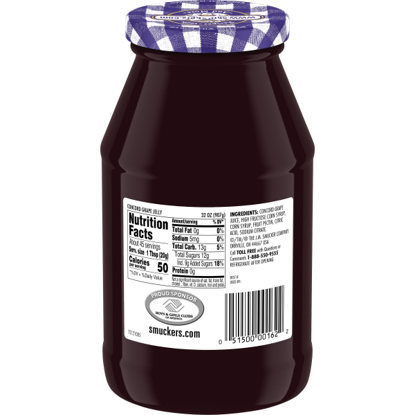 slide 2 of 13, Smucker's Concord Grape Jelly, 32 Ounces, 32 oz