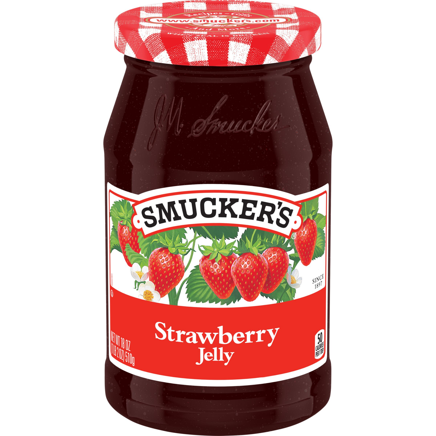 slide 1 of 3, Smucker's Strawberry Jelly, 18 oz