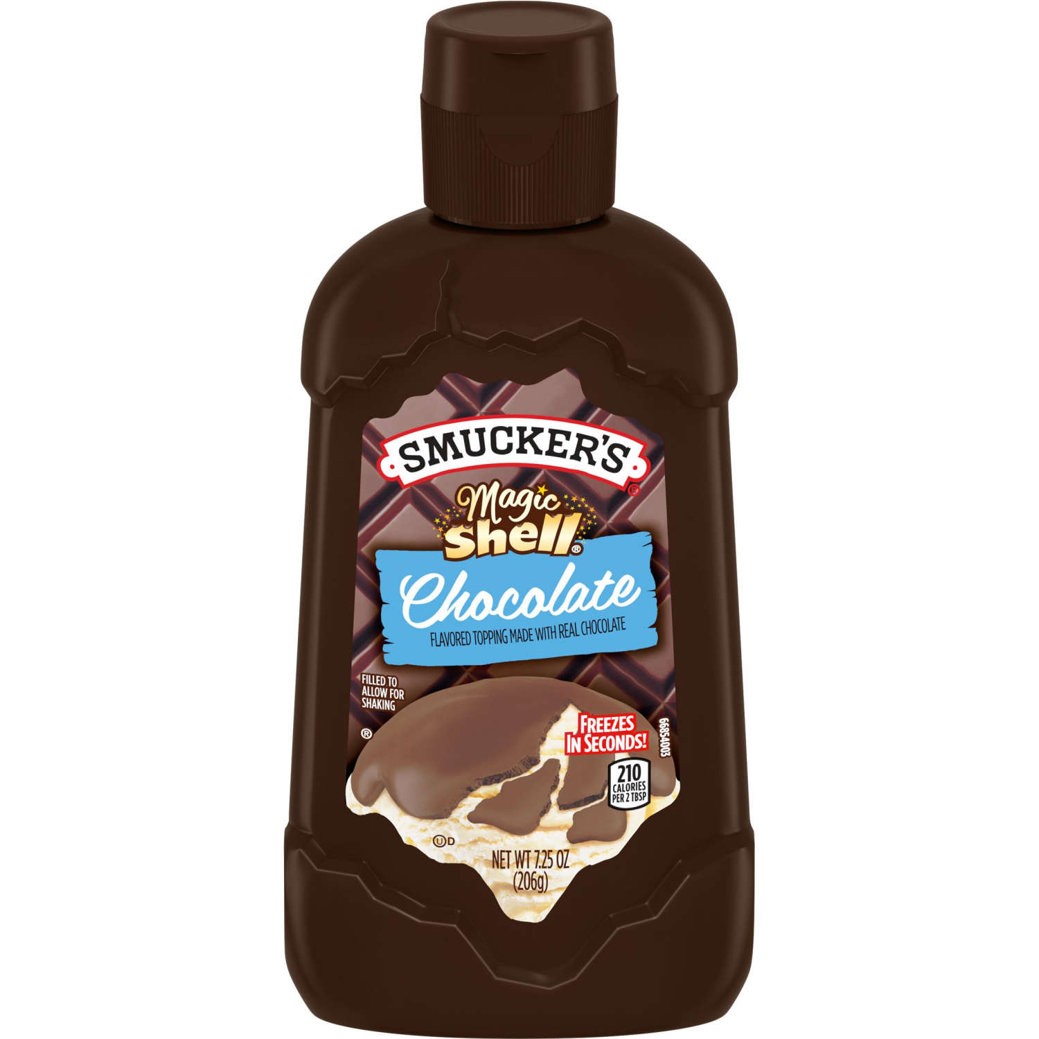 slide 1 of 5, Smucker's Magic Shell Chocolate Flavored Topping, 7.25 Ounces, 7.25 oz