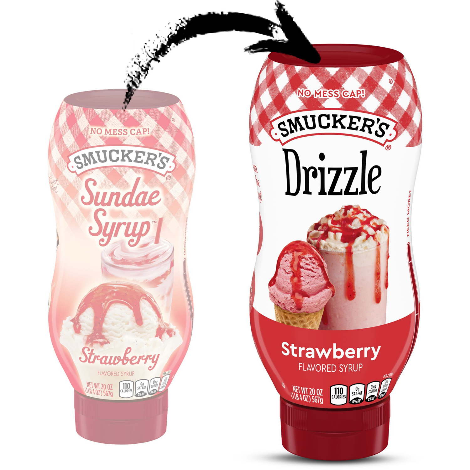 slide 3 of 8, Smucker's Syrup, Strawberry - 20 oz, 20 oz