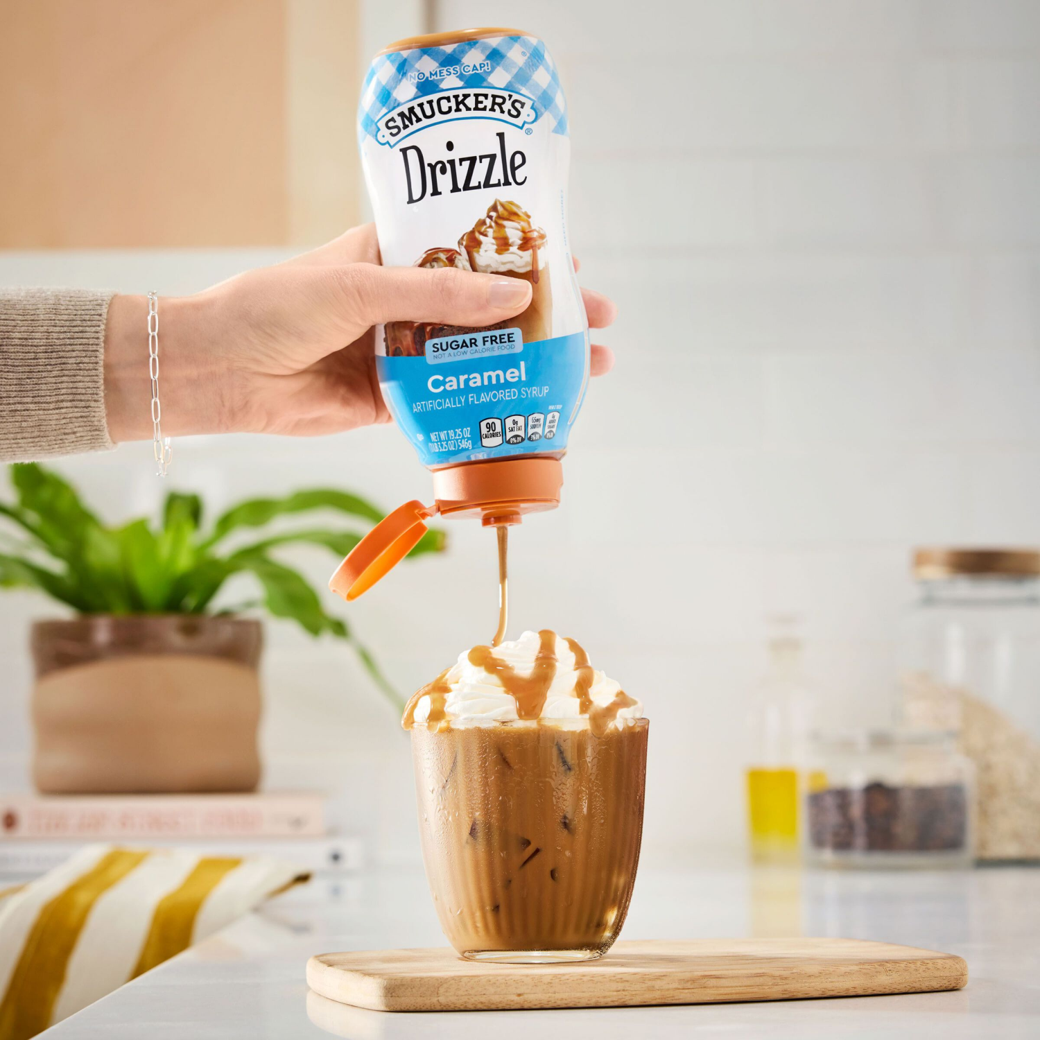 slide 5 of 8, Smucker's Syrup, Caramel, 19.25 oz