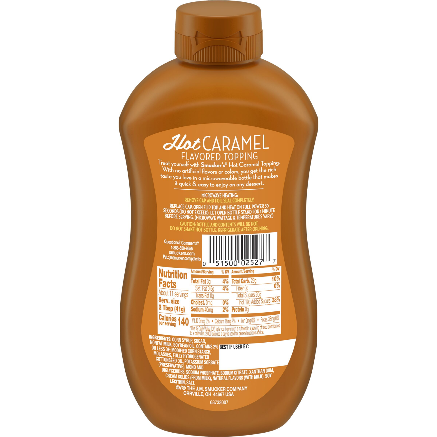 slide 6 of 6, Smucker's Topping, Caramel, 15.5 oz