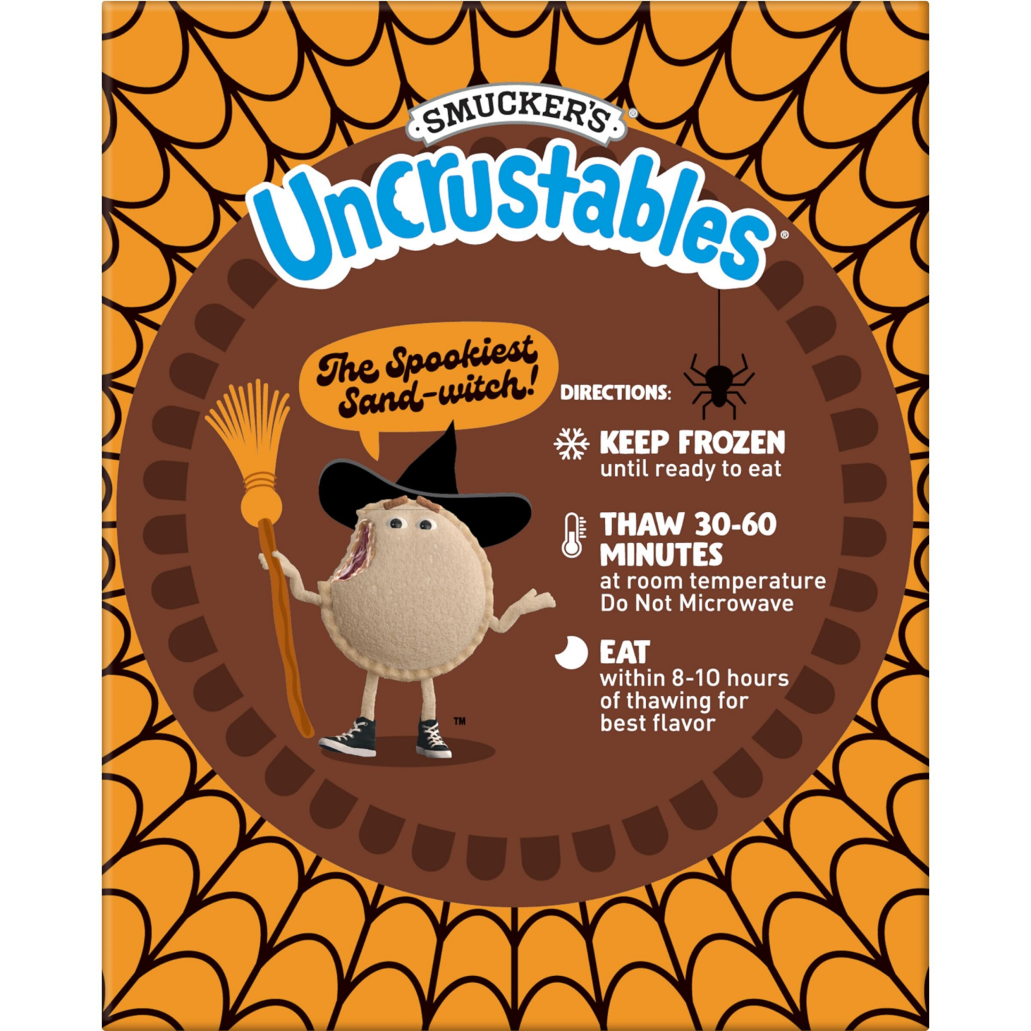 slide 6 of 8, Smucker's Uncrustable, Chocolate, 10 ct