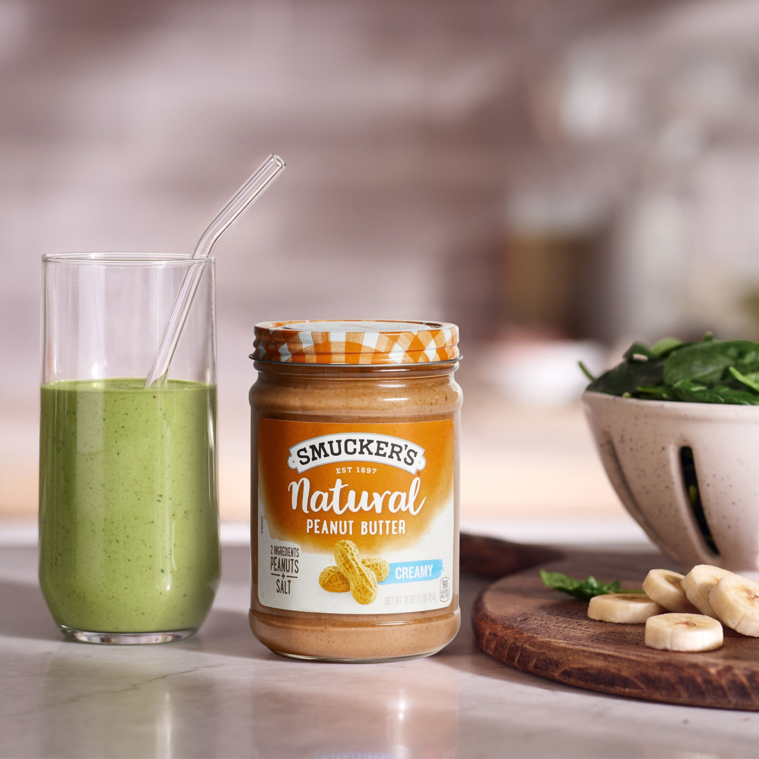 slide 6 of 7, Smucker's Smucker’s Natural Creamy Peanut Butter, 26 Oz. Jar, 26 oz