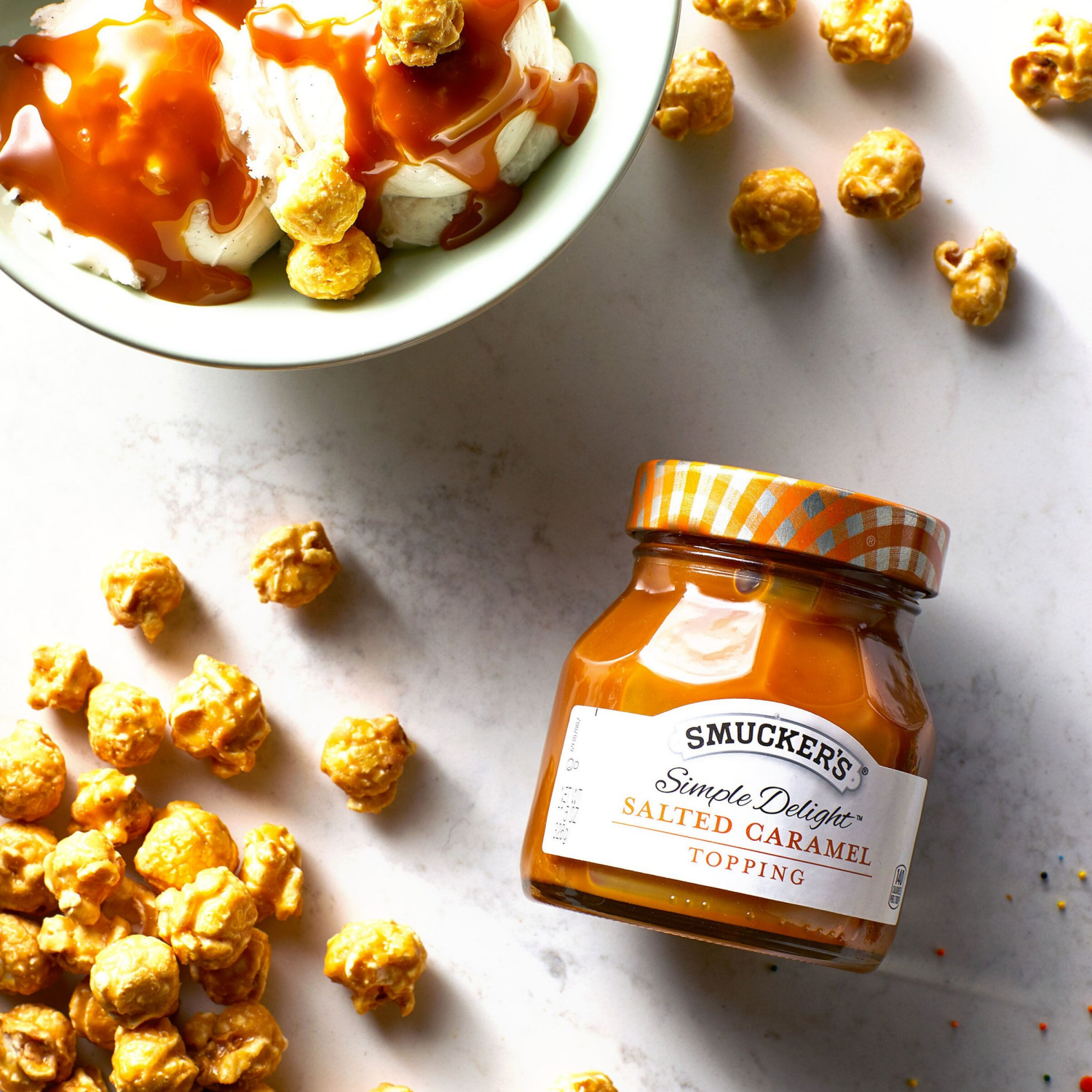 slide 5 of 6, Smucker's Simple Delight Salted Caramel Topping, 11.5 Ounces, 11.5 oz