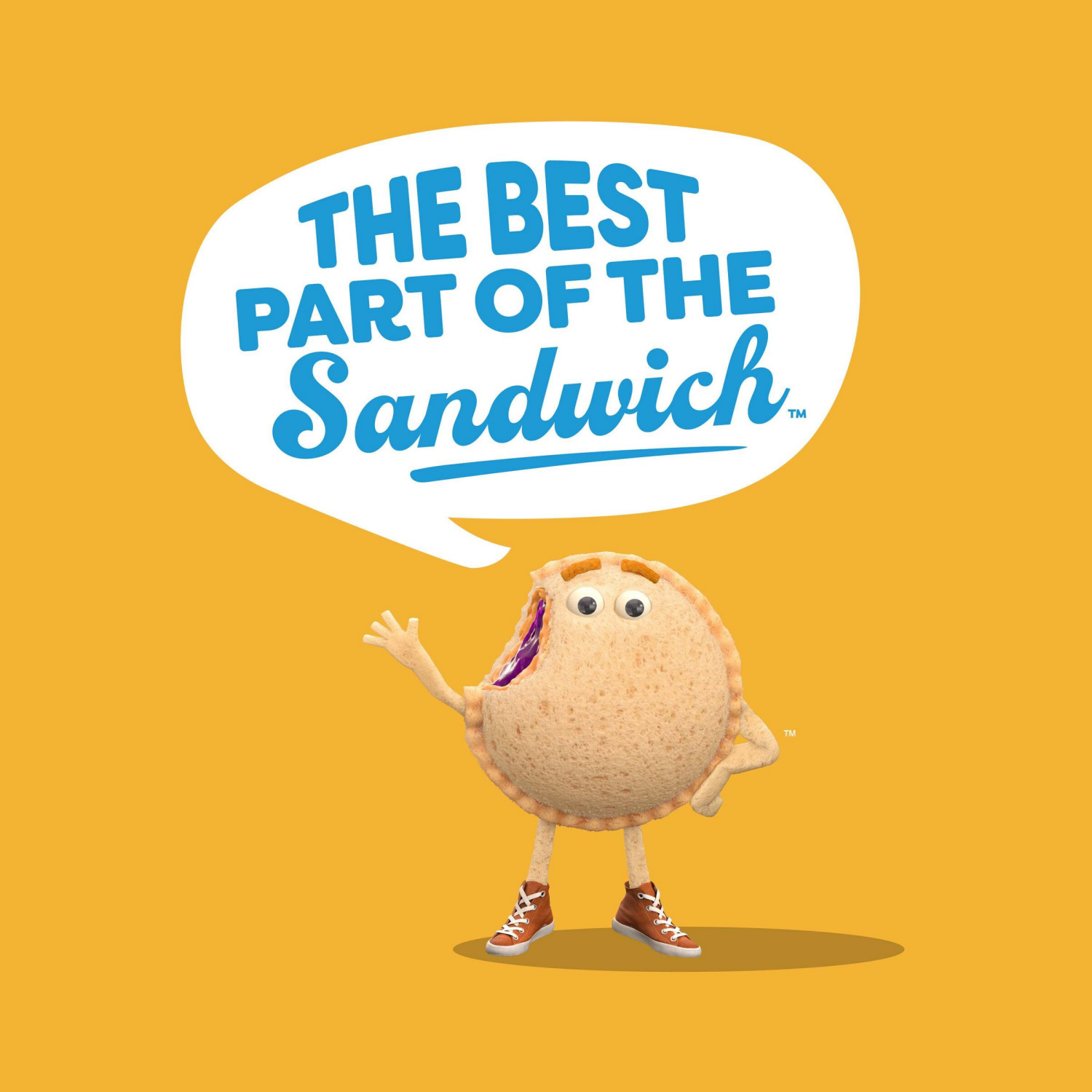 slide 3 of 8, Smucker's Uncrustables Peanut Butter and Honey Spread Sandwiches, 2 oz, 10 count (Frozen), 10 ct