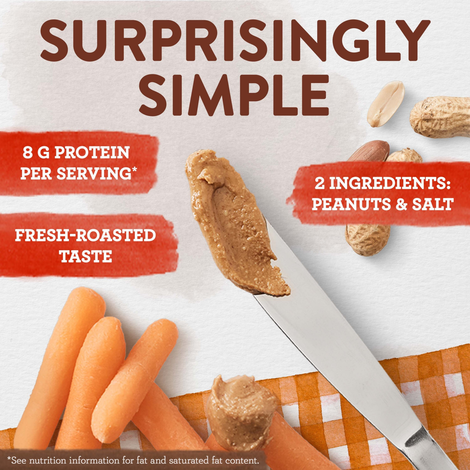 slide 5 of 8, Smucker's Smucker’s Organic Creamy Peanut Butter, 26 Oz. Jar, 26 oz