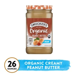 Smucker's Smucker’s Organic Creamy Peanut Butter, 26 Oz. Jar