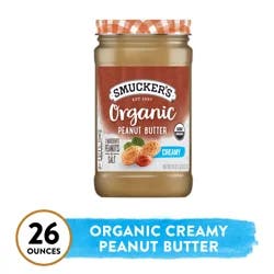 Smucker's Smucker’s Organic Creamy Peanut Butter, 26 Oz. Jar