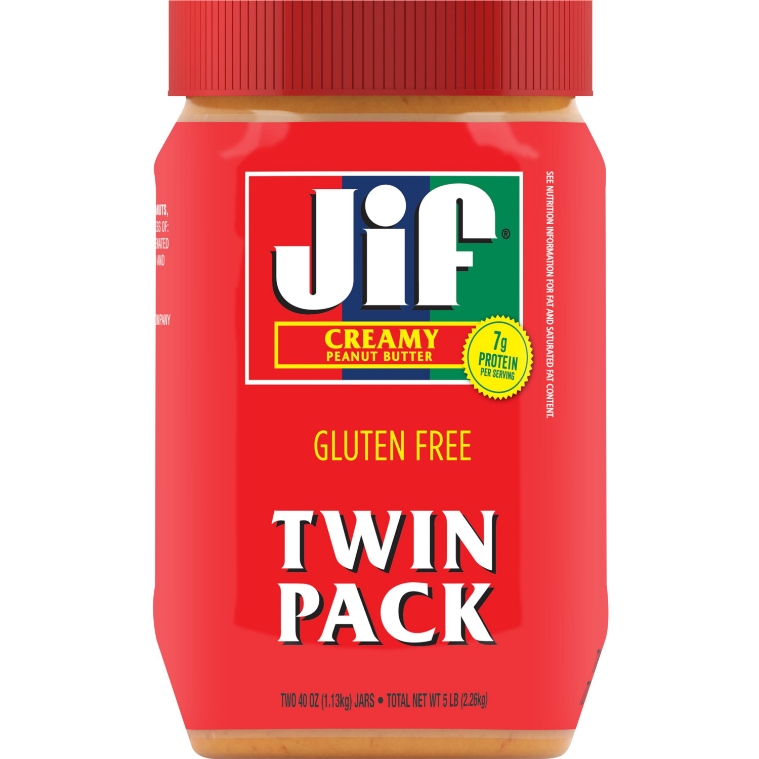 slide 2 of 5, Jif Peanut Butter, 80 oz