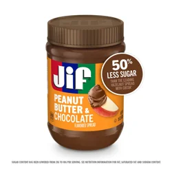 Jif Peanut Butter & Chocolate Flavored Spread, 29.5 Oz. Jar
