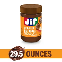 Jif Peanut Butter & Chocolate Flavored Spread, 29.5 Oz. Jar