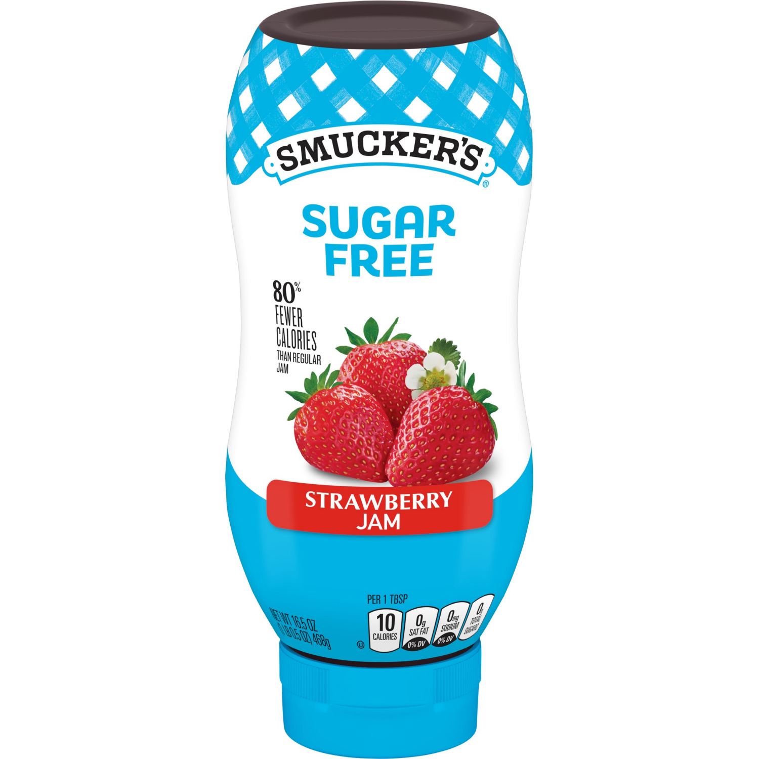 slide 3 of 6, Smucker's Smucker’s Squeeze Sugar Free Strawberry Jam, 16.5 oz. Bottle, 16.5 oz