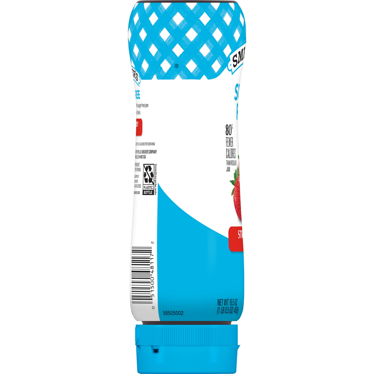 slide 4 of 6, Smucker's Smucker’s Squeeze Sugar Free Strawberry Jam, 16.5 oz. Bottle, 16.5 oz