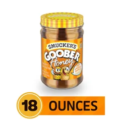 Smucker's Goober Peanut Butter & Honey Spread Stripes, 18 Oz. Jar