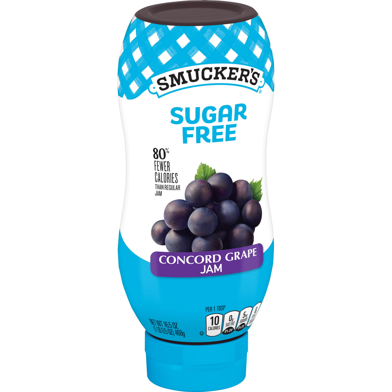 slide 4 of 8, Smucker's Smucker’s Squeeze Sugar Free Concord Grape Jam, 16.5 oz. Bottle, 16.5 oz