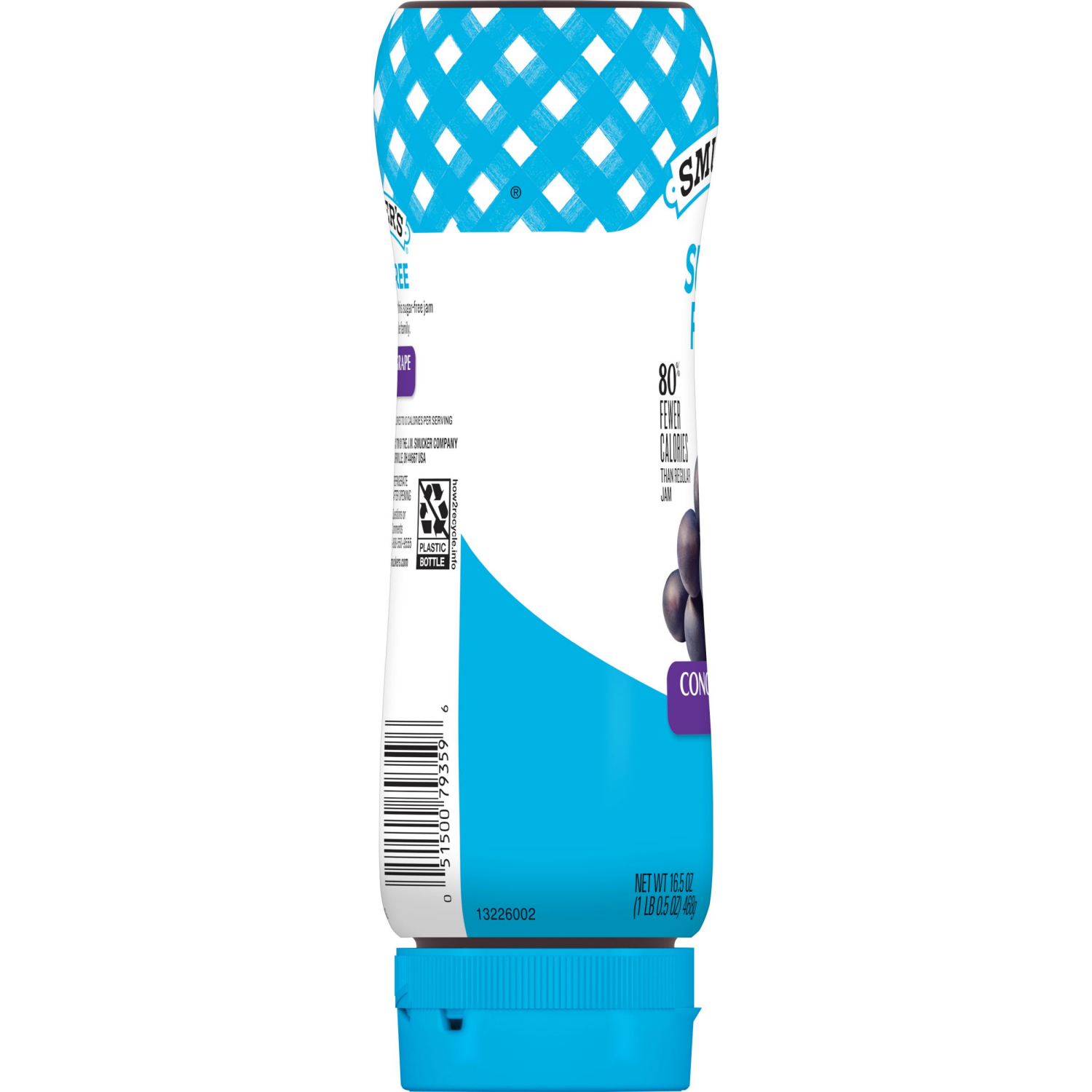 slide 5 of 8, Smucker's Smucker’s Squeeze Sugar Free Concord Grape Jam, 16.5 oz. Bottle, 16.5 oz