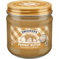 Smucker's Peanut Butter Flavored Ice Cream Topping, 12 Oz. Jar