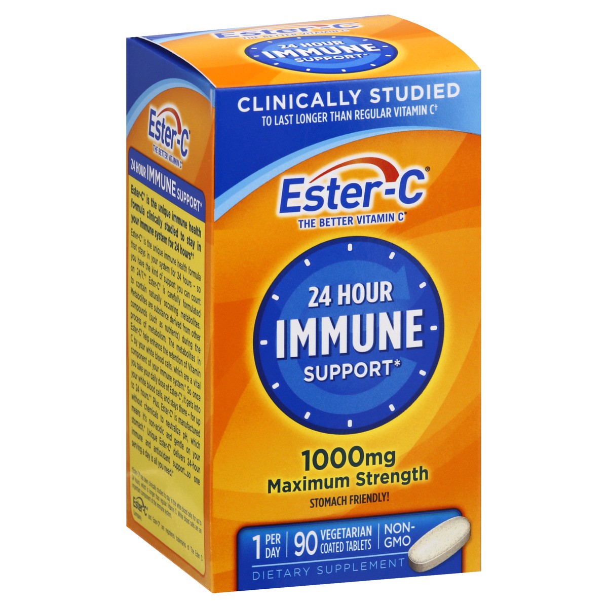 slide 3 of 13, Ester-C 1000 mg Maximum Strength Tablets Vitamin C 90 ea, 90 ct