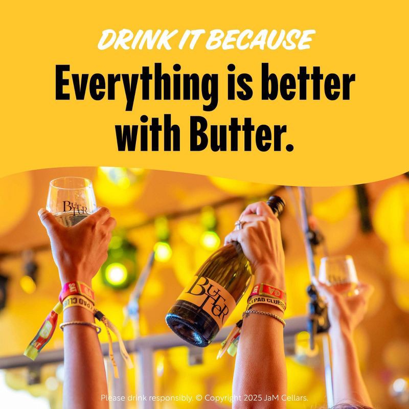 slide 5 of 7, Butter Chardonnay White Wine - 750ml Bottle, 750 ml