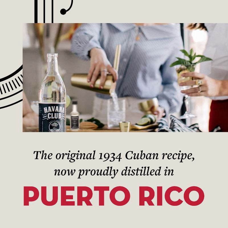 slide 4 of 6, Havana Club Anejo Blanco Puerto Rican Rum - 750ml Bottle, 750 ml