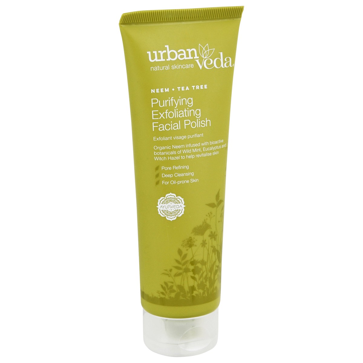 slide 5 of 13, Urban Veda Purifying Exfoliating Neem + Tea Tree Facial Polish 4.2 fl oz, 4.2 fl oz