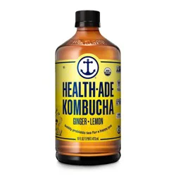 Health-Ade Health Ade Organic Vegan Ginger Lemon Kombucha - 16 fl oz