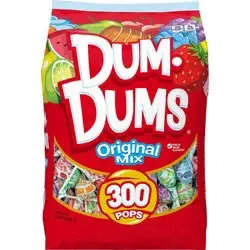 Dum Dums Original Mix Lollipops Candy – 300ct